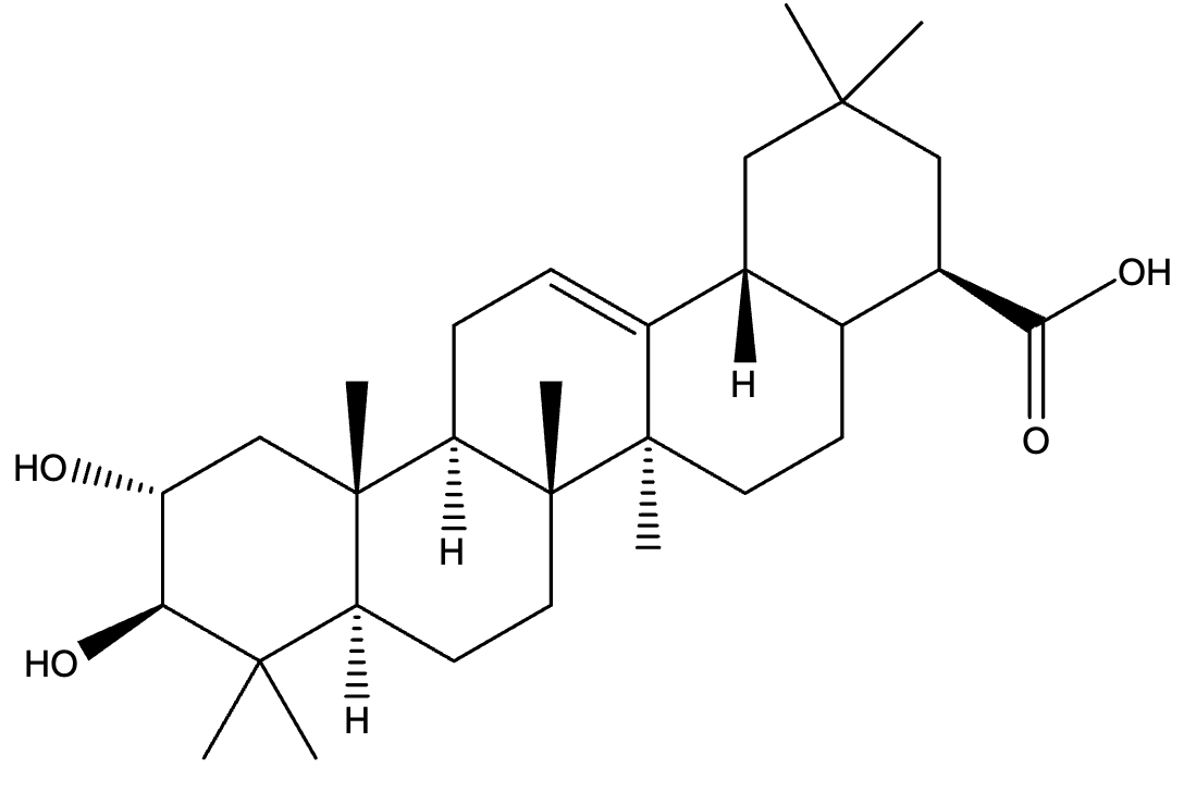 Maslinic acid Structure