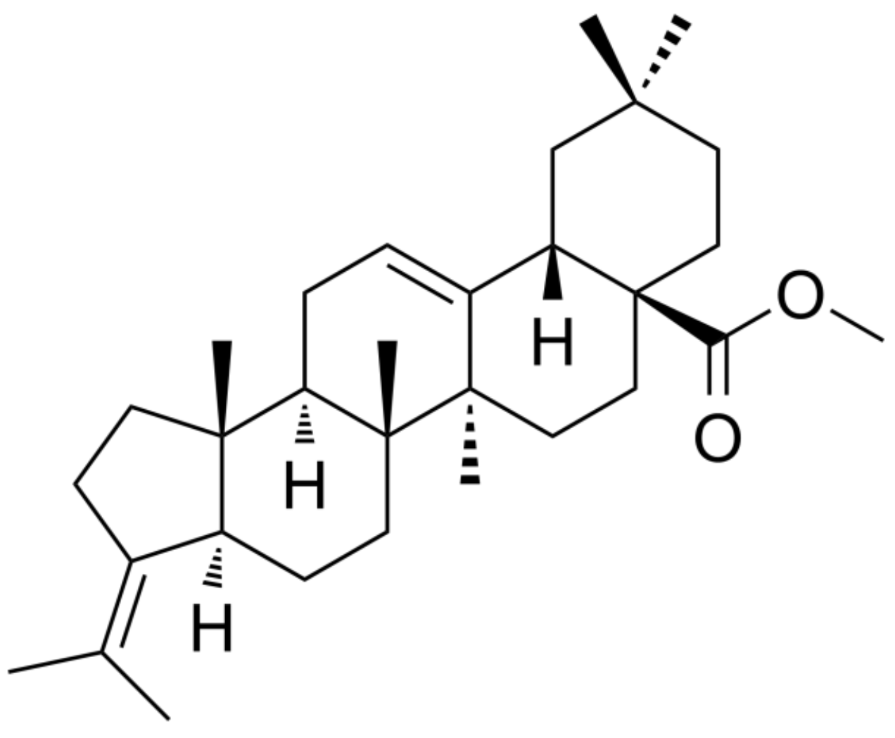 Oleanolic acid Structure